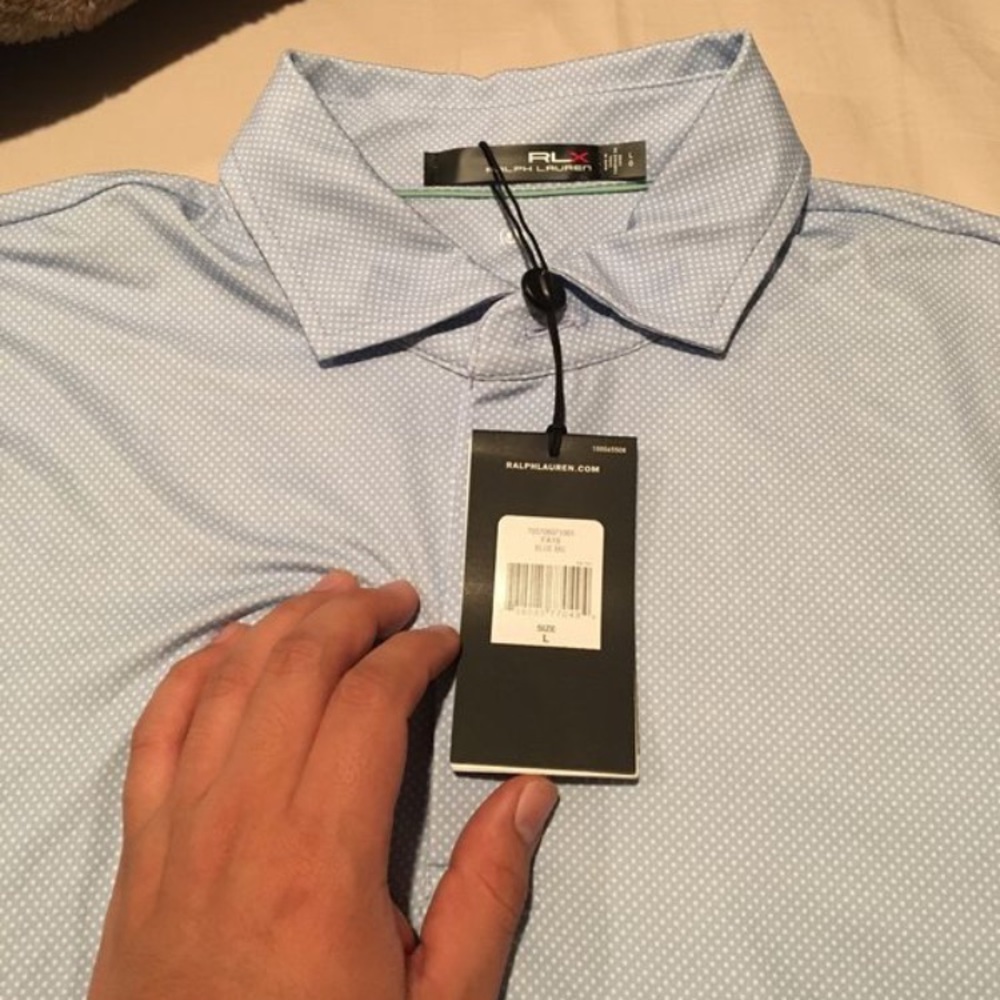 Brand New Ralph Lauren size Large Baby Blue!